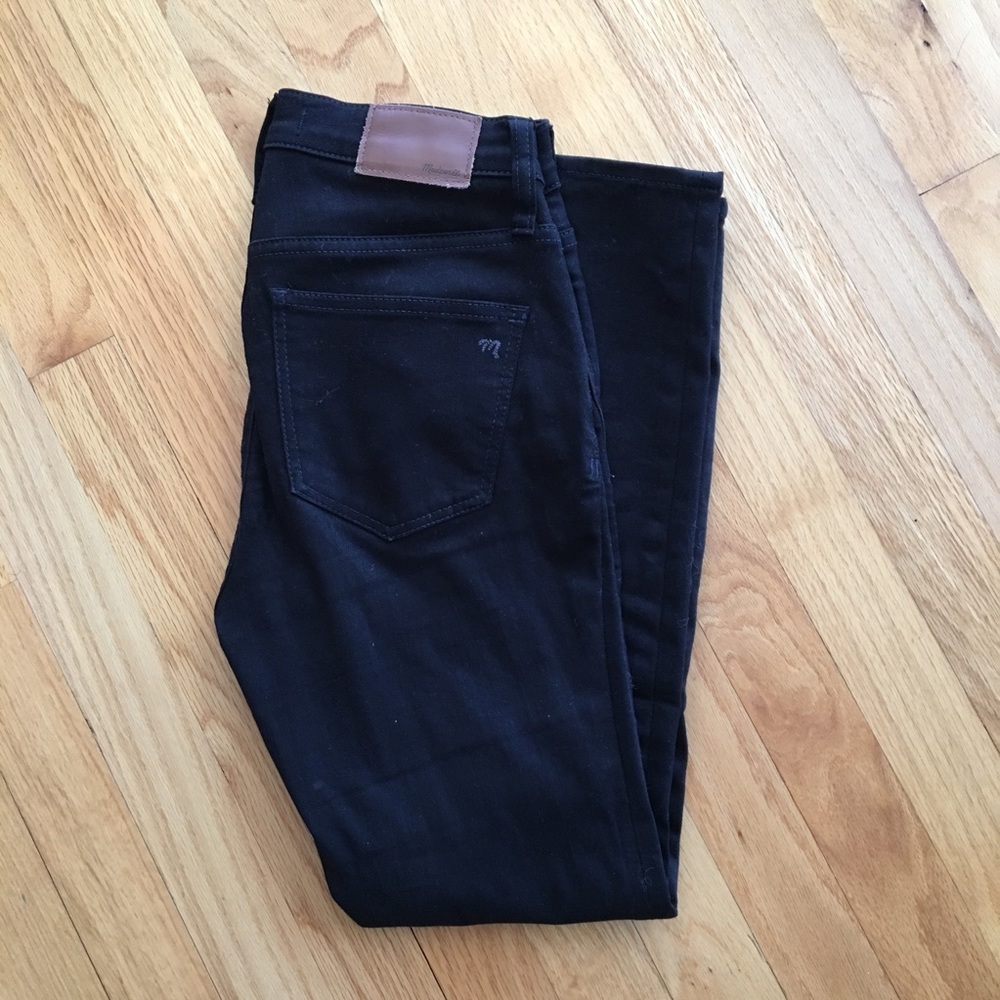 Madewell black skinny jeans